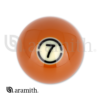 Aramith BLACK Replacement Ball – #7 | Golden Break Billiards